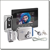 Комплект цветной видеодомофон Eplutus EP-7200 и электромеханический замок Anxing Lock – AX091