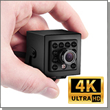 Миниатюрная 4K (8Mp) Wi-Fi IP-камера - Link 401-ASW8-8GH с записью в высоком разрешении 4К