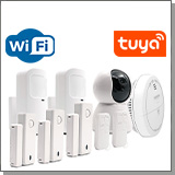 Охранно-пожарная Wi-Fi видеокамера TUYA «Видео-Alarm 8-W» с датчиками